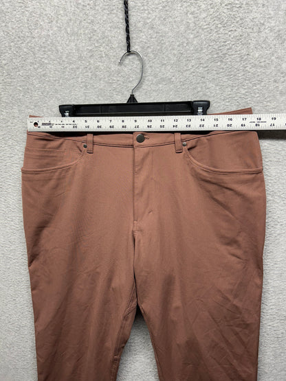 Lululemon ABC Classic Fit Pant Warpstreme Mens Size 36x30.5 Smoky Topaz