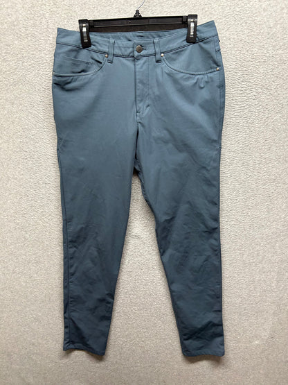 Lululemon ABC Pant Slim Fit Warpstreme Mens Size 32x31 Iron Blue
