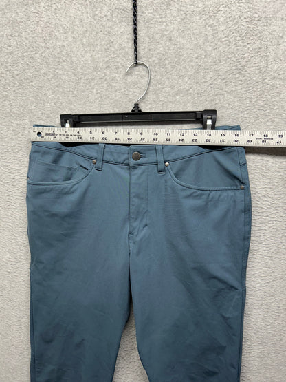 Lululemon ABC Pant Slim Fit Warpstreme Mens Size 32x31 Iron Blue