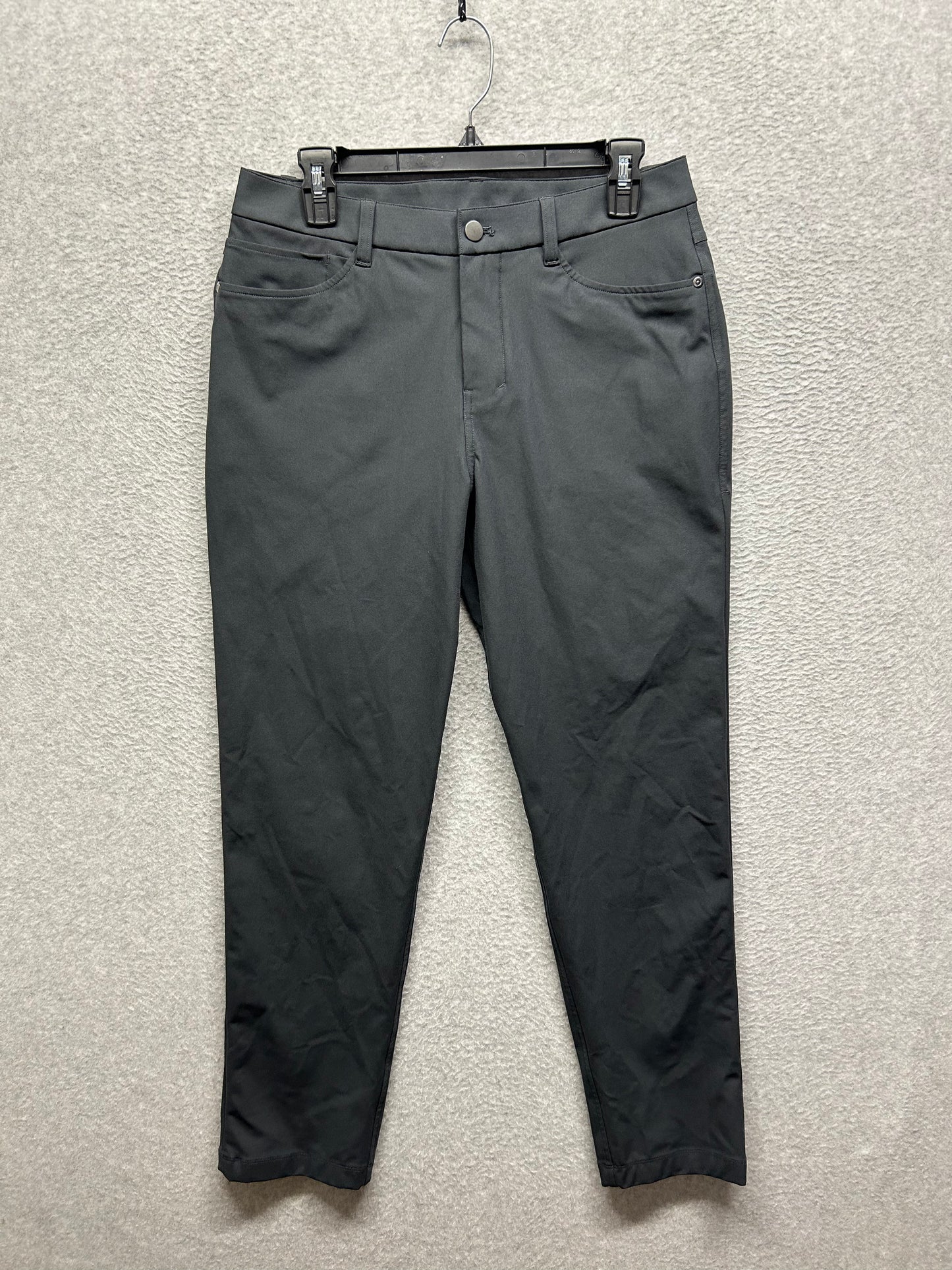 Lululemon ABC Classic Fit Pant Warpstreme Mens Size 30x29.5 Obsidian (Sqaure Dot)