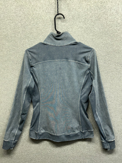 Lululemon Cut Class Jacket Size 8 Washed Moon Blue