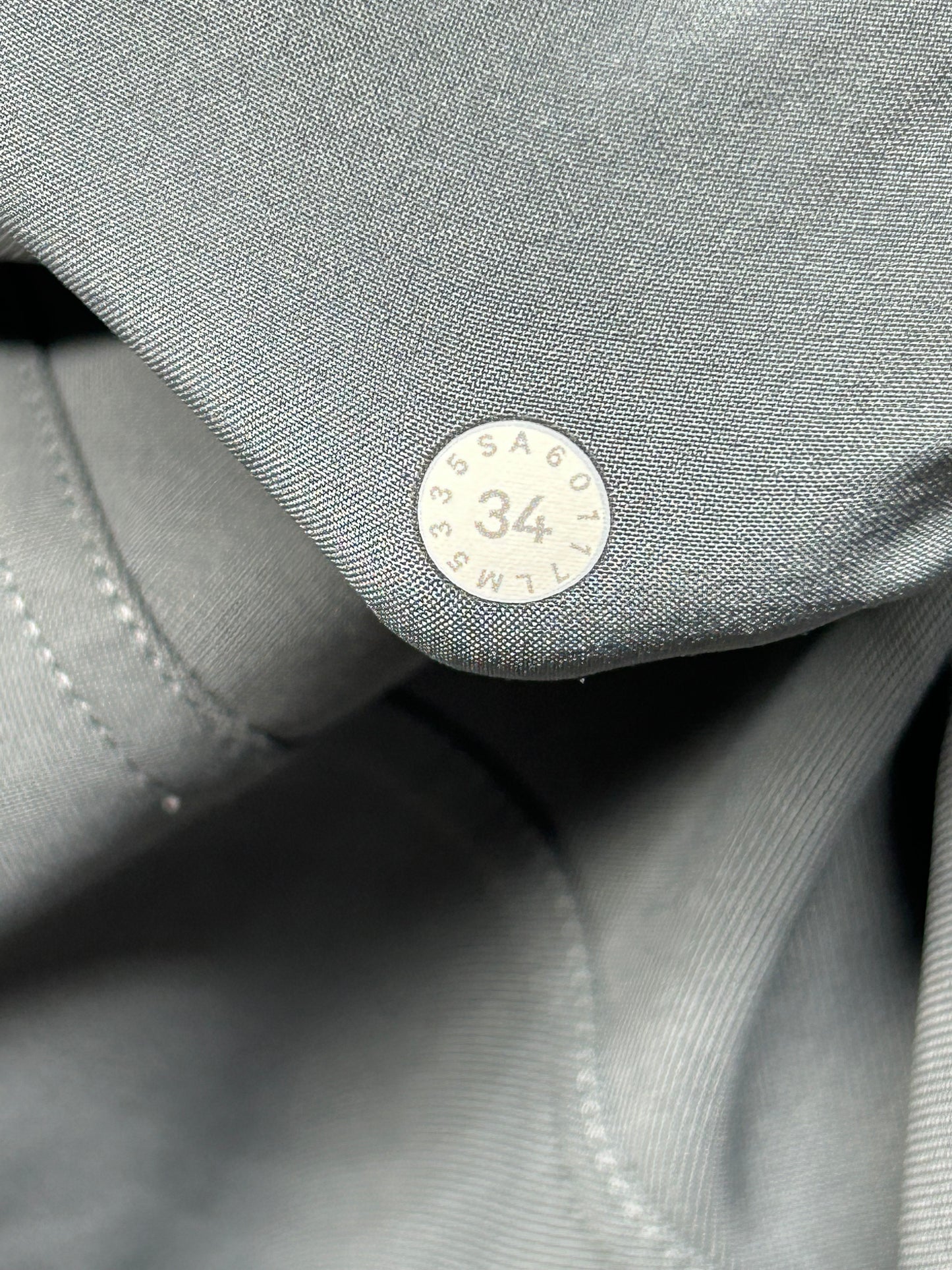 Lululemon ABC Pant Classic Fit Mens Size 34x31.5 Fog Horn