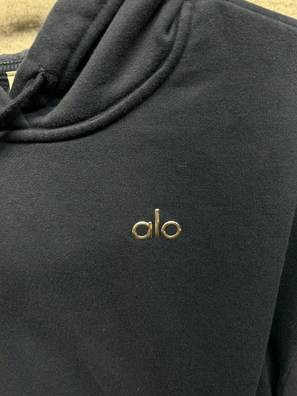 Alo Accolade Hoodie Size Small Navy Blue