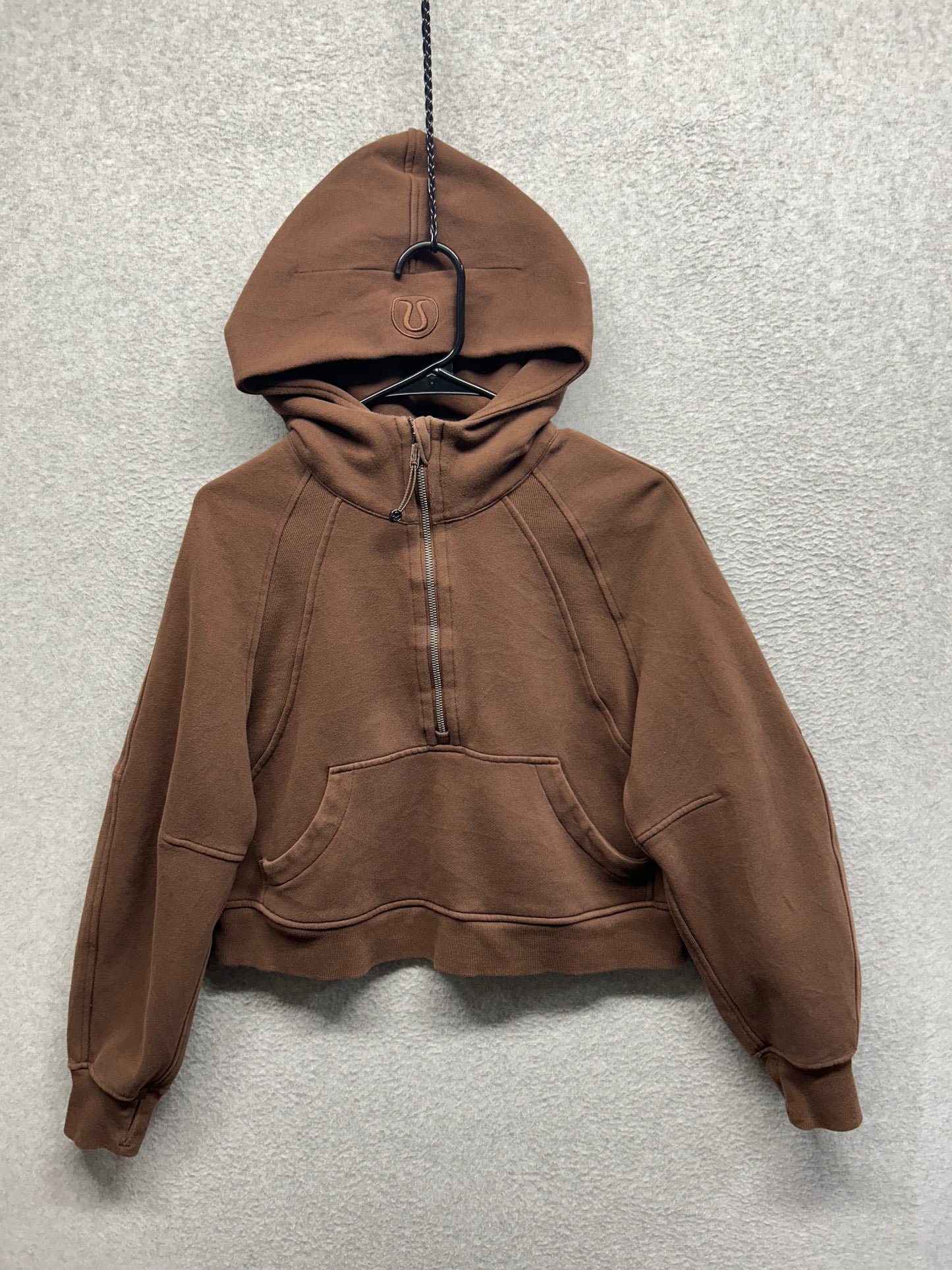 Lululemon Scuba Oversized Half-Zip Hoodie Size XS/S (Square) Java