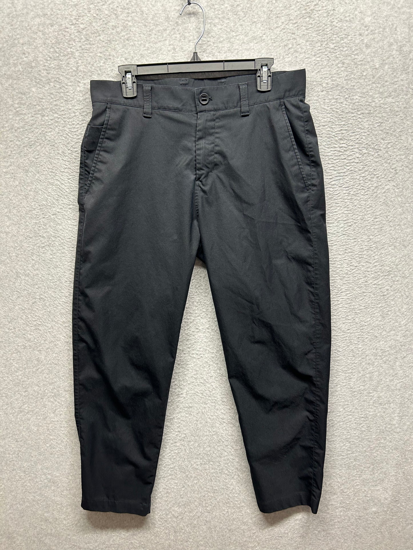 Lululemon ABC 5 Pocket Pant Warpstreme Mens Size 31x27 Black (Square Dot)