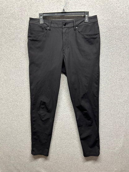 Lululemon ABC Slim Pant Warpstreme Mens Size 32x31 Black