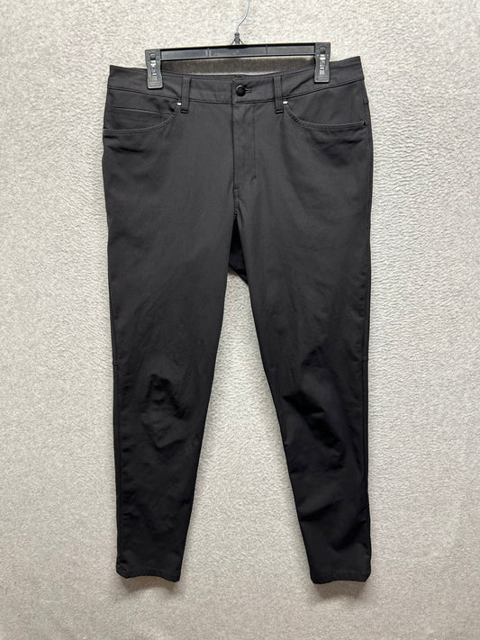 Lululemon ABC Slim Pant Warpstreme Mens Size 32x31 Black