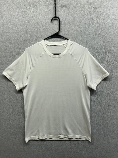 Lululemon Metal Vent Tech Short Sleeve Size Medium Bone | White