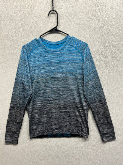 Lululemon Metal Vent Tech Long Sleeve Size Medium Blue | Black