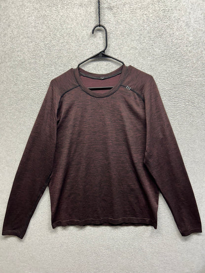 Lululemon Metal Vent Tech Long Sleeve Size Large Red