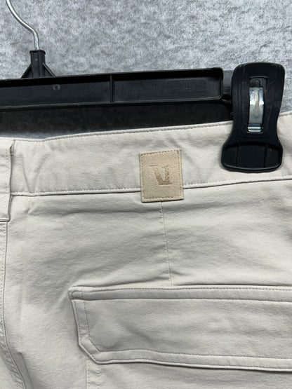 Vuori Barren 8" Short Mens Size 33 Oatmeal