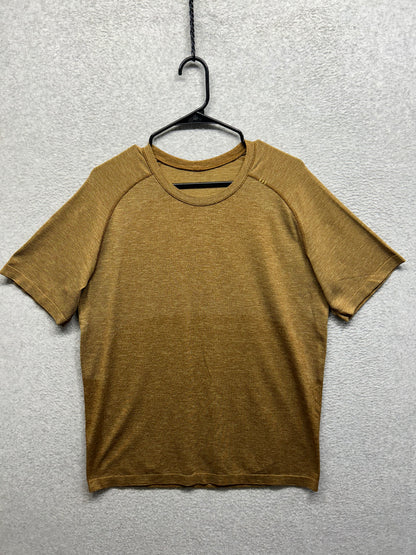 Lululemon Metal Vent Tech Short Sleeve Size Large Copper Brown