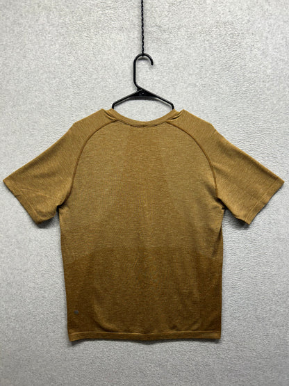 Lululemon Metal Vent Tech Short Sleeve Size Large Copper Brown
