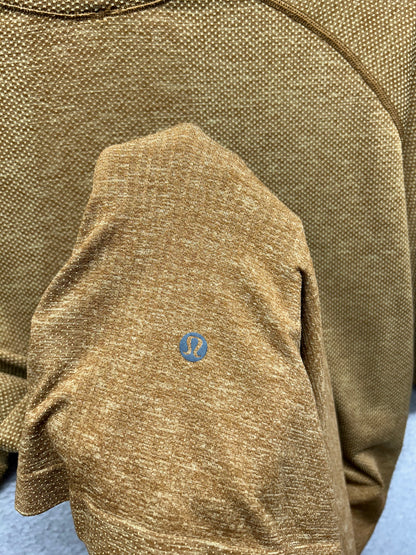 Lululemon Metal Vent Tech Short Sleeve Size Large Copper Brown
