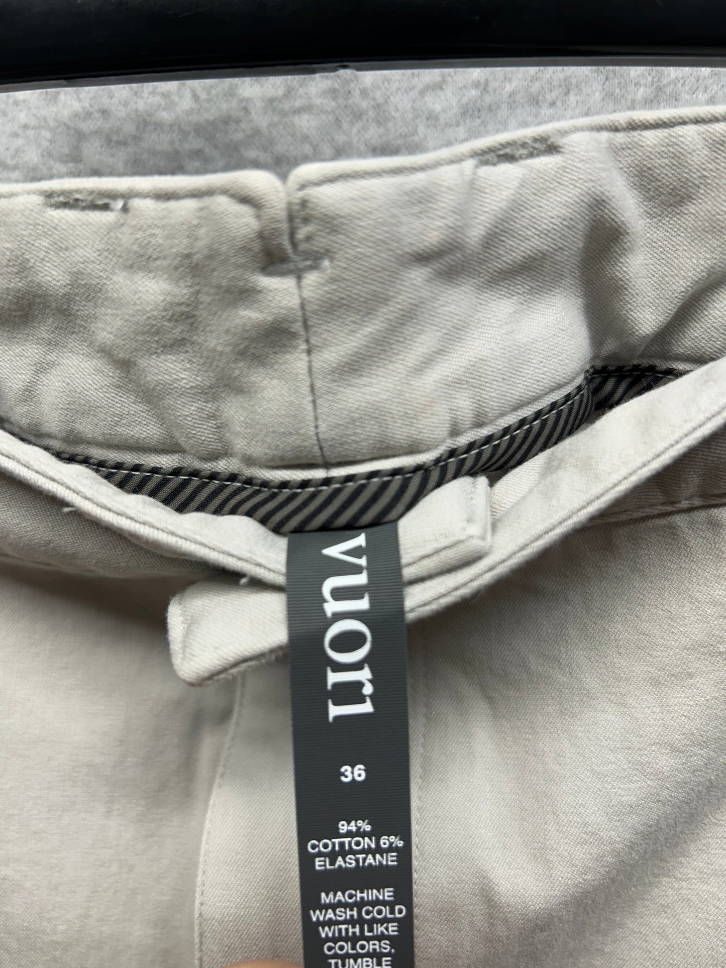 Vuori All Ways Chino Mens Size 36x31 Vapor