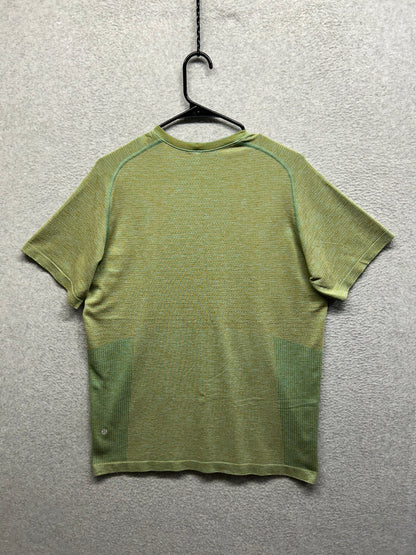 Lululemon Metal Vent Tech Short Sleeve Size Large Green | Yellow