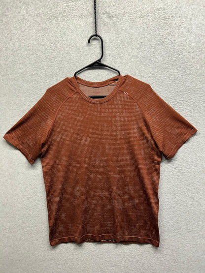 Lululemon Metal Vent Tech Short Sleeve Size Large Red | Orange