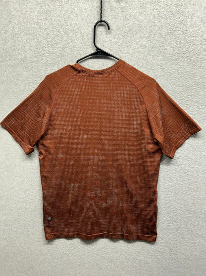 Lululemon Metal Vent Tech Short Sleeve Size Large Red | Orange