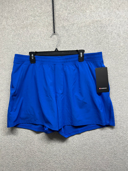 Lululemon Pace Breaker Linerless Short 5" Mens Size 2XL Galactic Cobalt