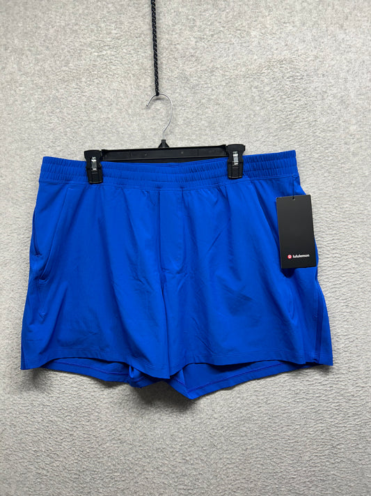 Lululemon Pace Breaker Linerless Short 5" Mens Size 2XL Galactic Cobalt