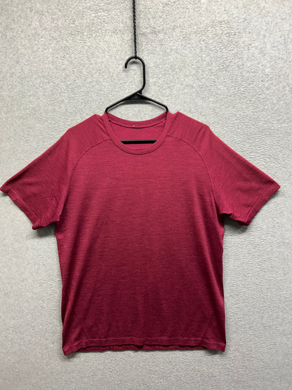 Lululemon Metal Vent Tech Short Sleeve Size Large Red | Pink