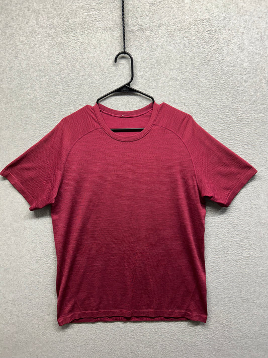 Lululemon Metal Vent Tech Short Sleeve Size Large Red | Pink