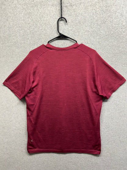Lululemon Metal Vent Tech Short Sleeve Size Large Red | Pink