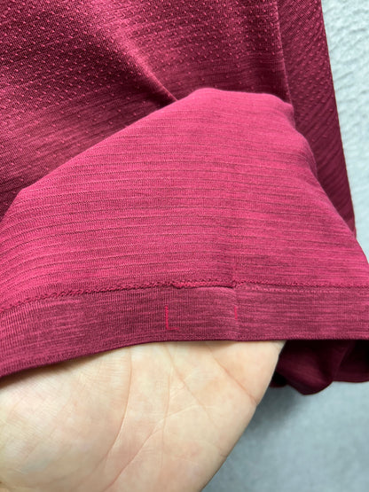 Lululemon Metal Vent Tech Short Sleeve Size Large Red | Pink