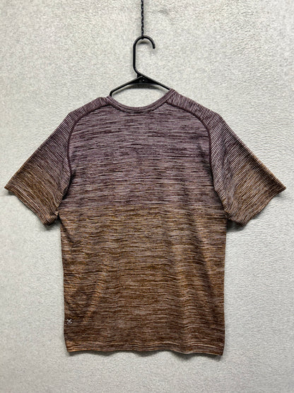 Lululemon Metal Vent Tech Short Sleeve Size Large Gray | Brown