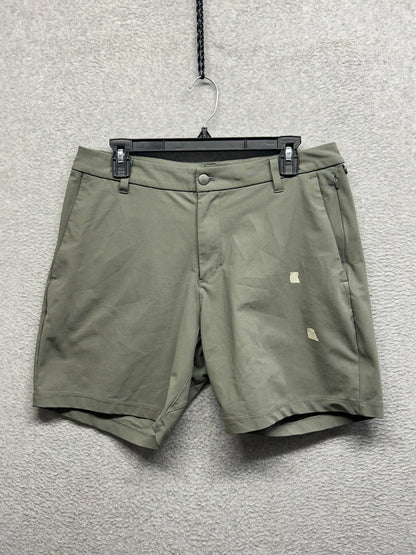 FLAWED Lululemon Commission Classic-Fit Short 7" Warpstreme Size 32 Grey Sage