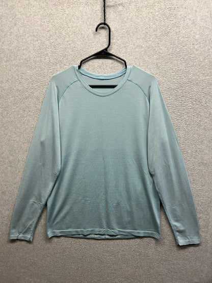 Lululemon Metal Vent Tech Long Sleeve Size Large Blue