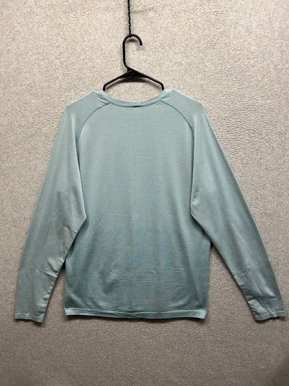 Lululemon Metal Vent Tech Long Sleeve Size Large Blue