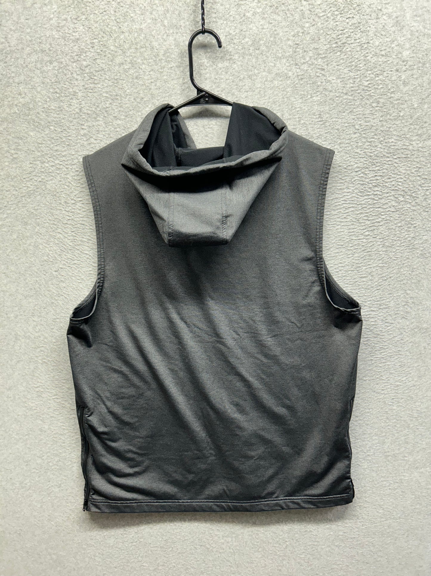 Alo Sleeveless Hoodie Pullover Vest Mens Size Large Gray