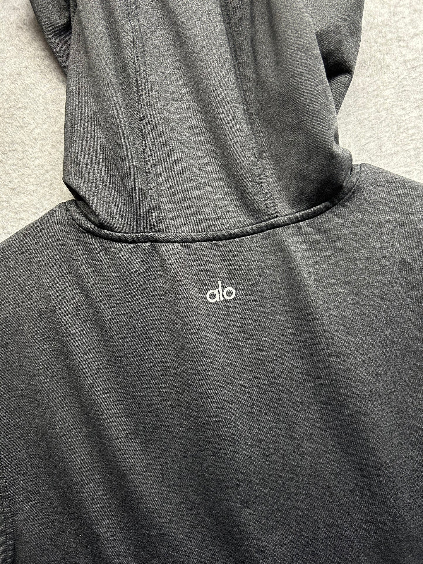 Alo Sleeveless Hoodie Pullover Vest Mens Size Large Gray