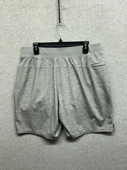 Lululemon T.H.E. Short 9" Liner Size XL Heather Allover Sea Salt Light Cast