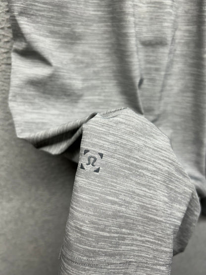 Lululemon T.H.E. Short 9" Liner Size XL Heather Allover Sea Salt Light Cast