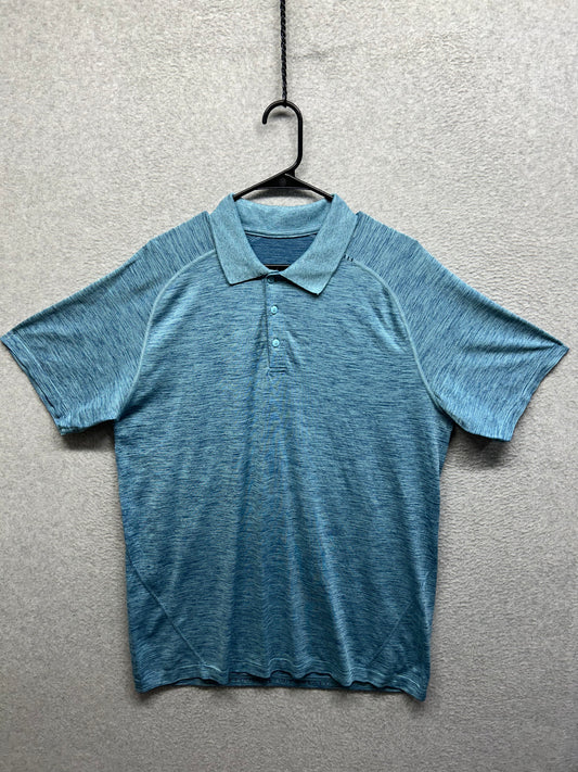 Lululemon Metal Vent Tech Polo Size XL Poseidon