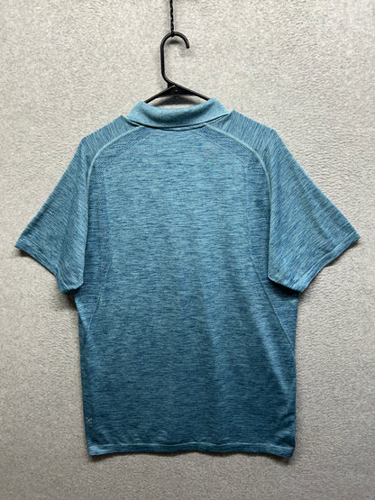 Lululemon Metal Vent Tech Polo Size XL Poseidon