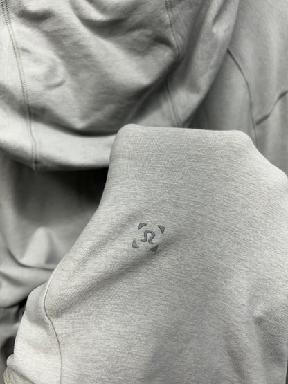 Lululemon Surge Warm Full Zip Size XL Heathered Sea Salt
