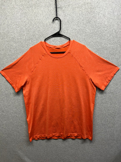 Lululemon Metal Vent Tech Short Sleeve Size 2XL Orange