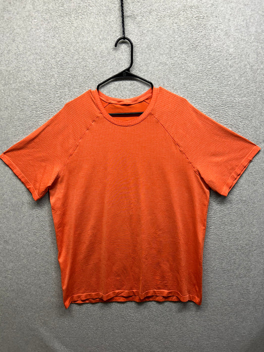 Lululemon Metal Vent Tech Short Sleeve Size 2XL Orange