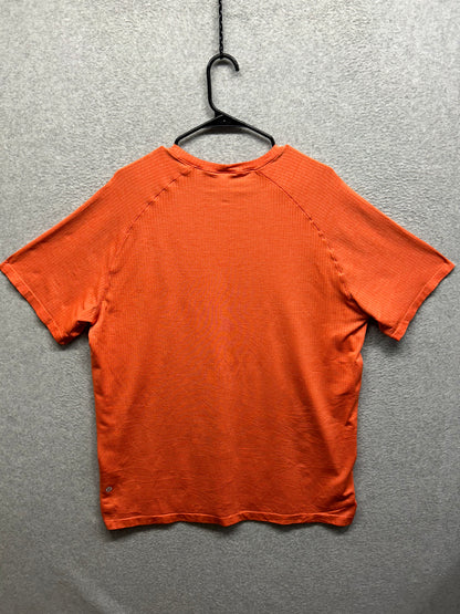 Lululemon Metal Vent Tech Short Sleeve Size 2XL Orange