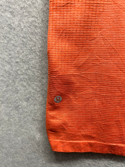 Lululemon Metal Vent Tech Short Sleeve Size 2XL Orange