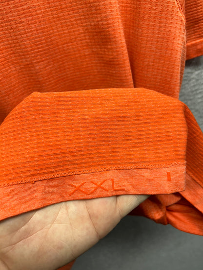 Lululemon Metal Vent Tech Short Sleeve Size 2XL Orange