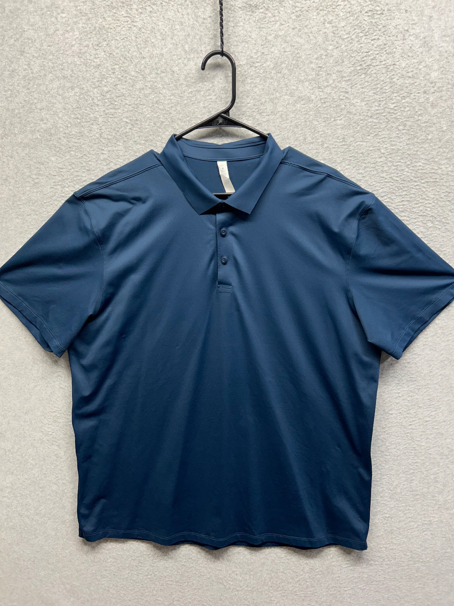 Lululemon Short Sleeve Polo Size 2XL Navy Blue