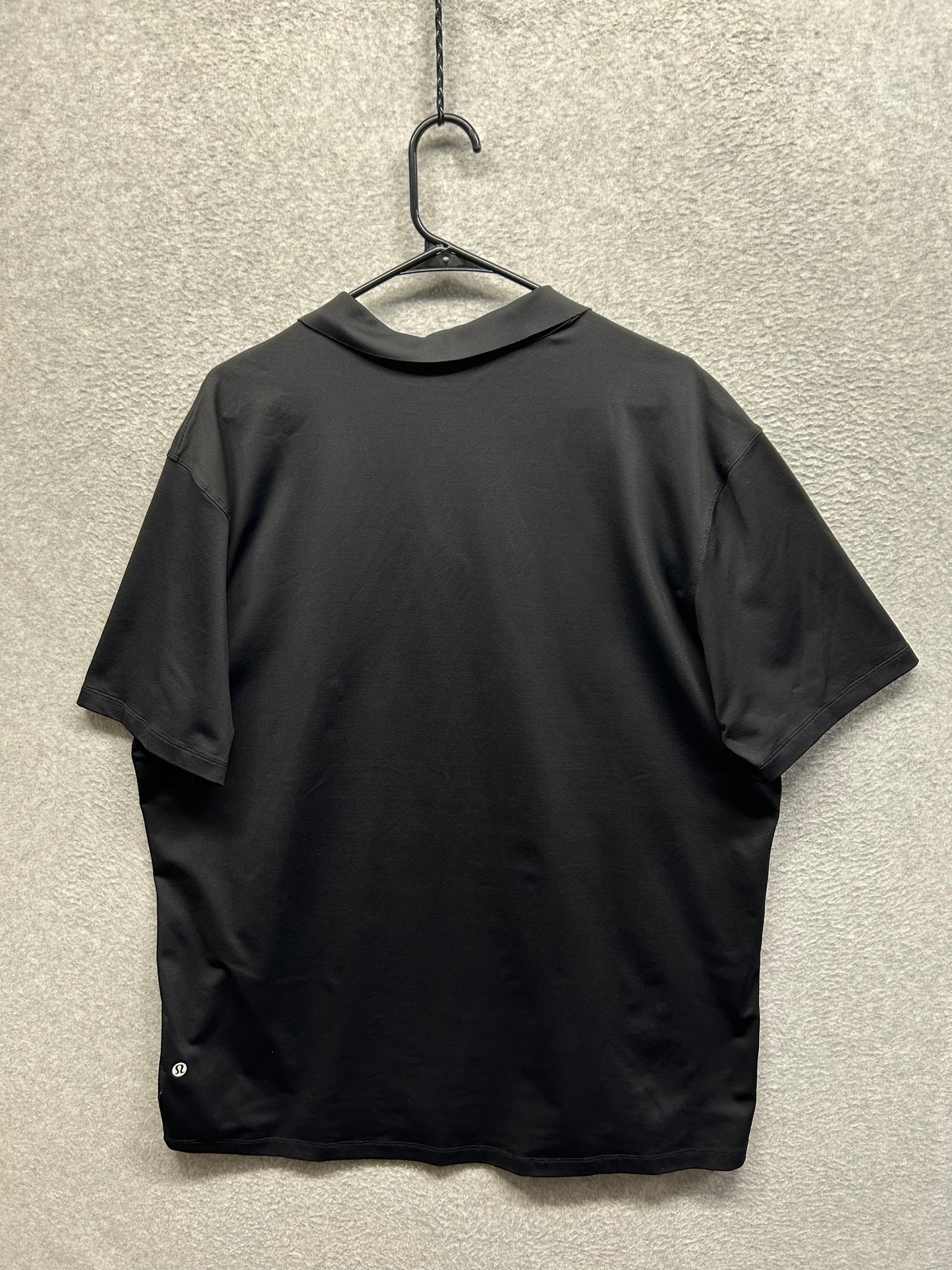 Lululemon Short Sleeve Polo Size 2XL Black