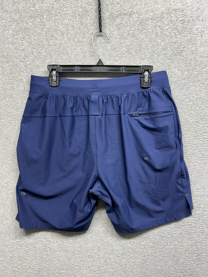 Lululemon License to Train Linerless Short 7" Size Medium Blue