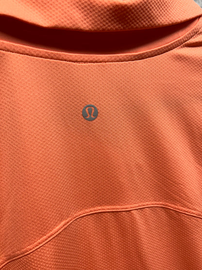 Lululemon Quick-Dry Short-Sleeve Polo Shirt Size 6/8 Sunny Coral