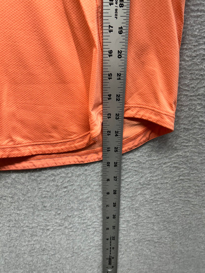 Lululemon Quick-Dry Short-Sleeve Polo Shirt Size 6/8 Sunny Coral
