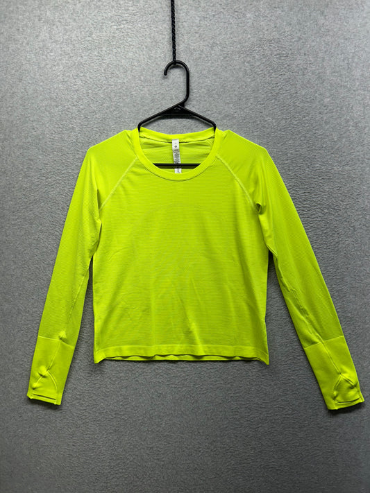 Lululemon Swiftly Tech Long Sleeve 2.0 Size 10 Highlight Yellow